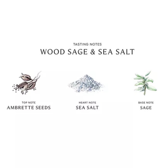 NWT NEW Jo Malone Wood Sage & Sea Salt Body and Hand Wash 100 ml 3.4 oz - Picture 3 of 9